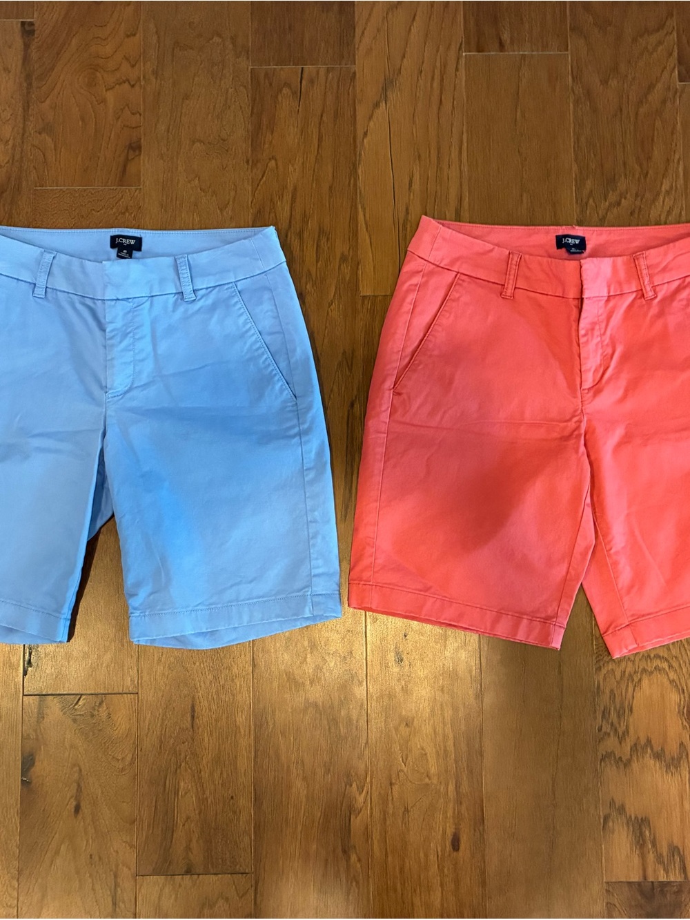 J. Crew Blue and Coral Shorts
